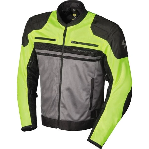Scorpion EXO Vortex Air Hi-Viz Vented Textile Jacket 3 Scorpion EXO Vortex Air Hi-Viz Vented Textile Jacket