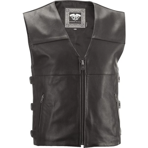 Highway 21 12 Gauge Leather Vest 3 Highway 21 12 Gauge Leather Vest
