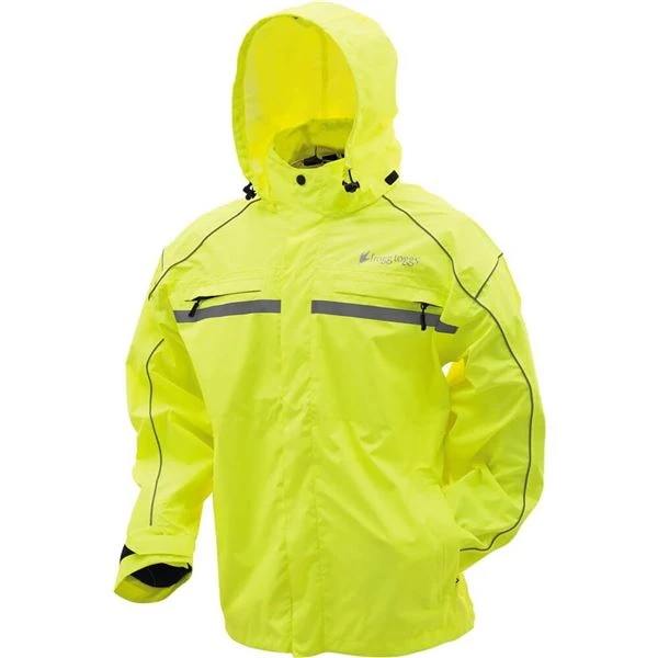 Frogg Toggs Java 2.5 Illuminator Hi-Viz Rain Jacket 6 Frogg Toggs Java 2.5 Illuminator Hi-Viz Rain Jacket - Image 4