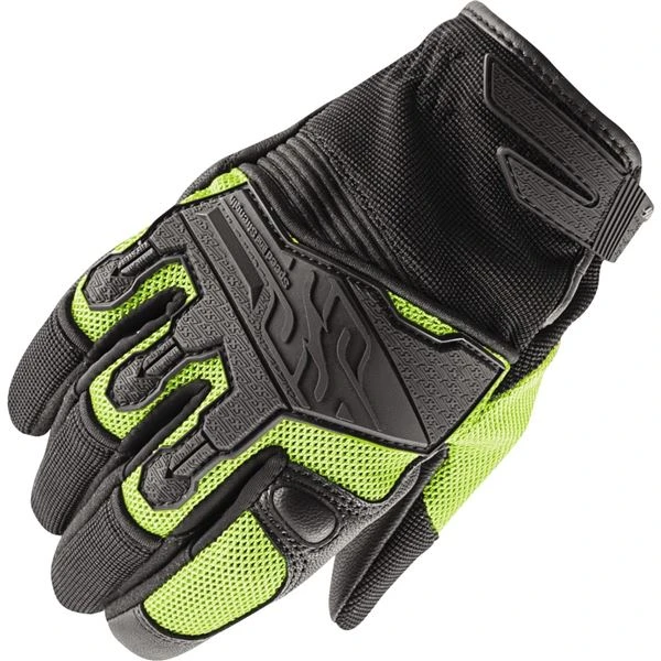 Speed And Strength Backlash Hi-Viz Women's Vented Textile Gloves 4 Speed And Strength Backlash Hi-Viz Women's Vented Textile Gloves - Image 2