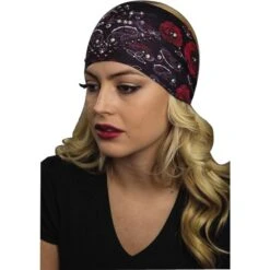 Hair Glove Roses And Paisley With Gems EZ Band