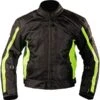 Motonation Diablo Hi-Viz Vented Textile Jacket 2 Motonation Diablo Hi-Viz Vented Textile Jacket -Bicycle Sale Shop 855 TDB BKFY 3S