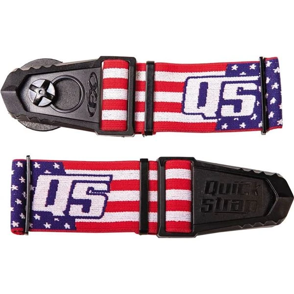 Factory Effex USA Flag Quick Strap Goggle Straps 3 Factory Effex USA Flag Quick Strap Goggle Straps
