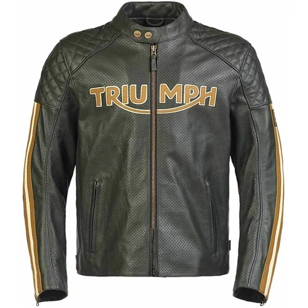 Triumph Braddon Vented Leather Jacket 5 Triumph Braddon Vented Leather Jacket - Image 4