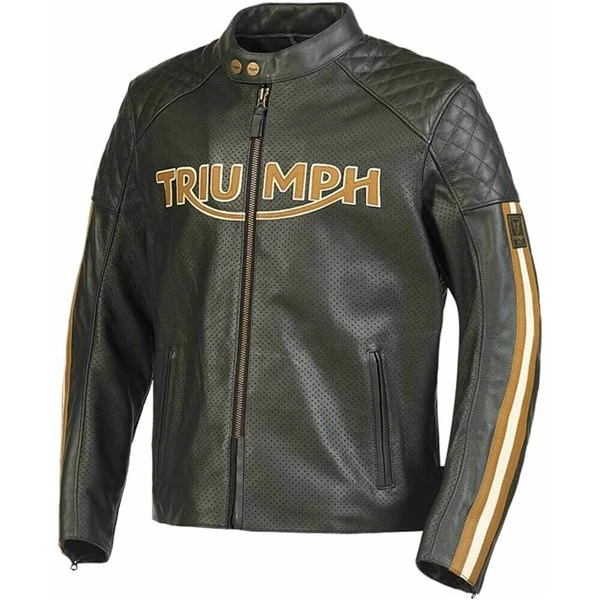 Triumph Braddon Vented Leather Jacket 2 Triumph Braddon Vented Leather Jacket